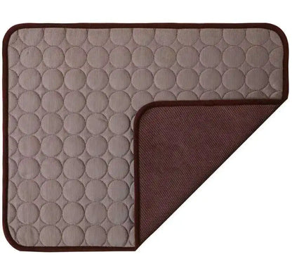 2025 New Dog Cooling Mat Summer Washable Portable Pet Coolings Pad for Dogs Cat Ice Silk Blanket Sofa Breathable Sleeping Mat
