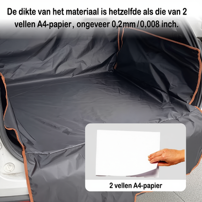 Waterdichte Kofferbakmat voor Honden – Universele SUV Kofferbakbeschermer met Antislip & Opstaande Randen