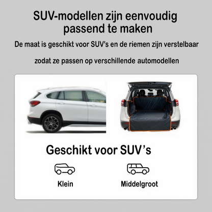Waterdichte Kofferbakmat voor Honden – Universele SUV Kofferbakbeschermer met Antislip & Opstaande Randen
