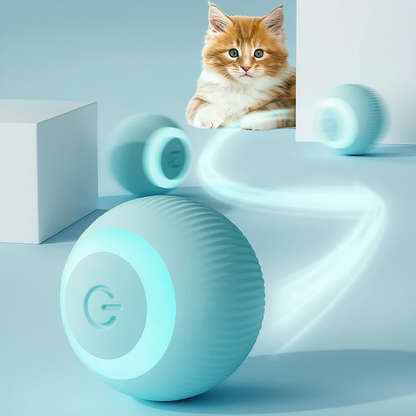 Interactieve Kattenbal – Slim Automatisch Rollend Kattenspeelgoed | Elektrisch & USB Oplaadbaar