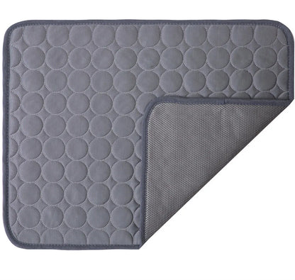 2025 New Dog Cooling Mat Summer Washable Portable Pet Coolings Pad for Dogs Cat Ice Silk Blanket Sofa Breathable Sleeping Mat